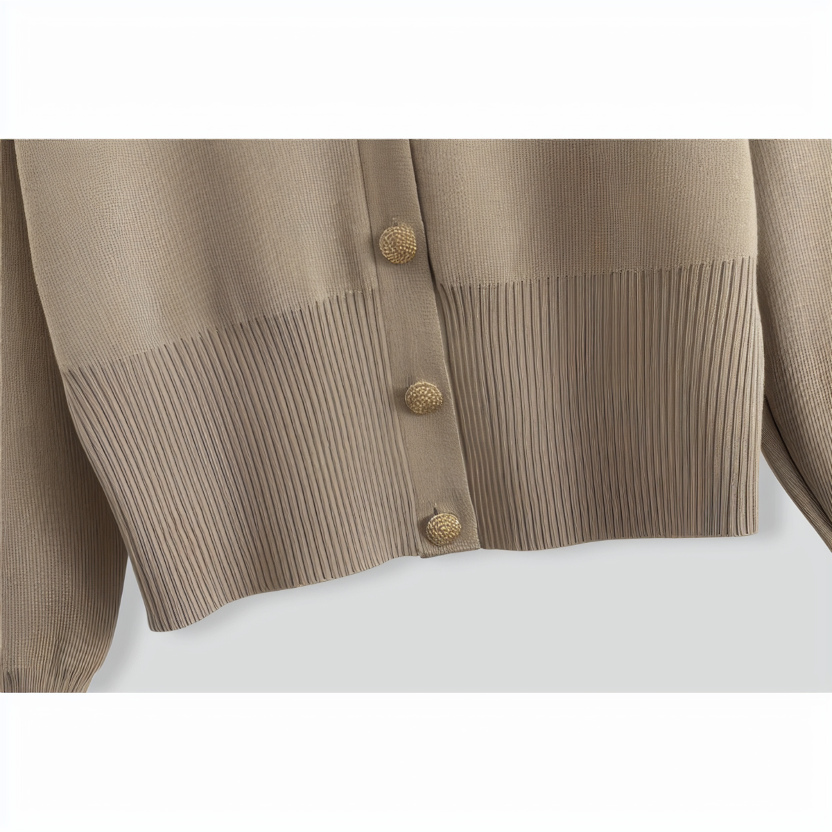 Retro knitted short jacket top wide leg pants two-piece set