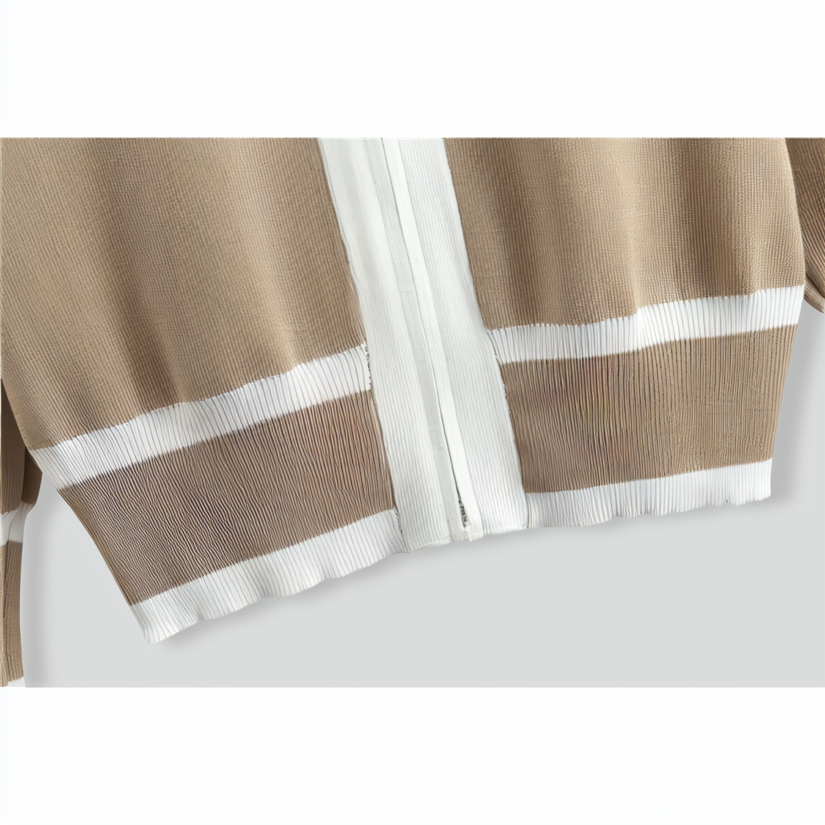 Knitted Cardigan Suspender Wide-Leg Pants Three-Piece Set