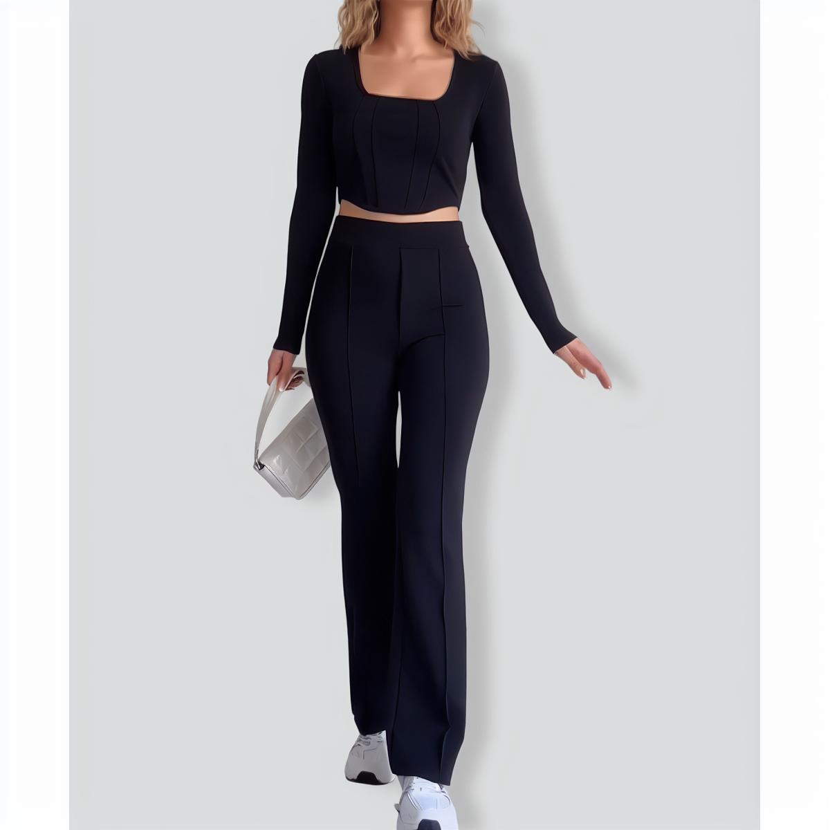 Stylish U-Neck Two-pieces Suit