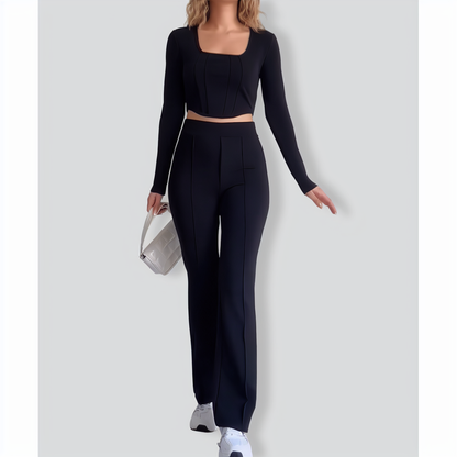 Stylish U-Neck Two-pieces Suit