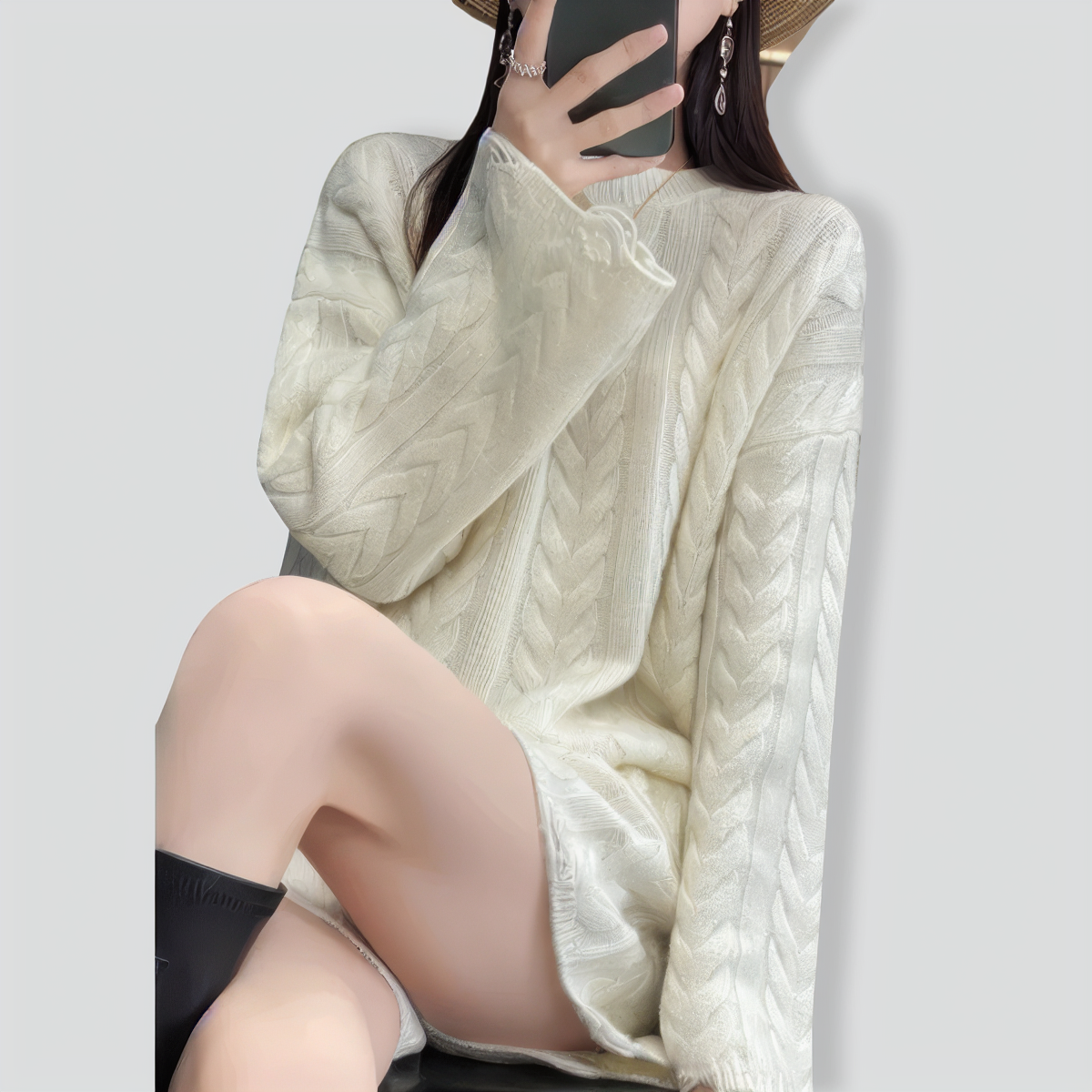 Lazy Style Loose Twist Two-Piece Set