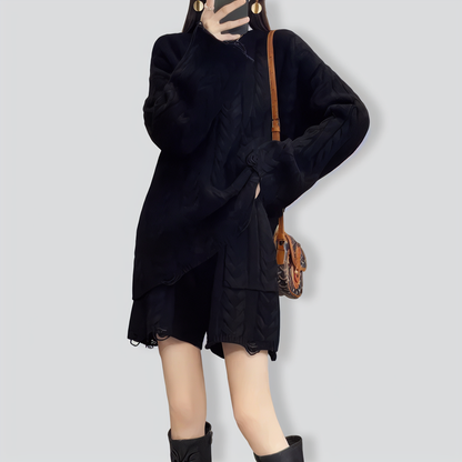 Lazy Style Loose Twist Two-Piece Set