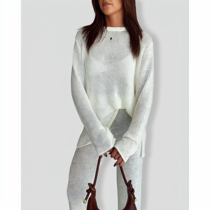 Personalized Knitted Casual Two-Piece Set