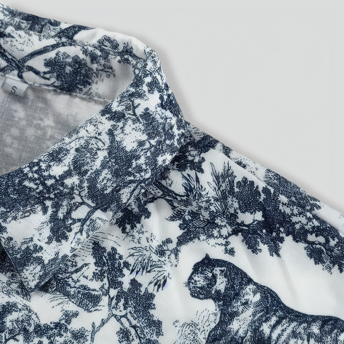 Vintage Shirt & Camisole & Shorts Three-piece Set