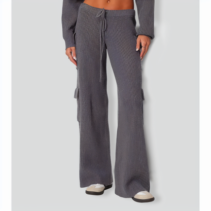 Stylish Hooded Sportswear Casual Sweater Two-Piece Set