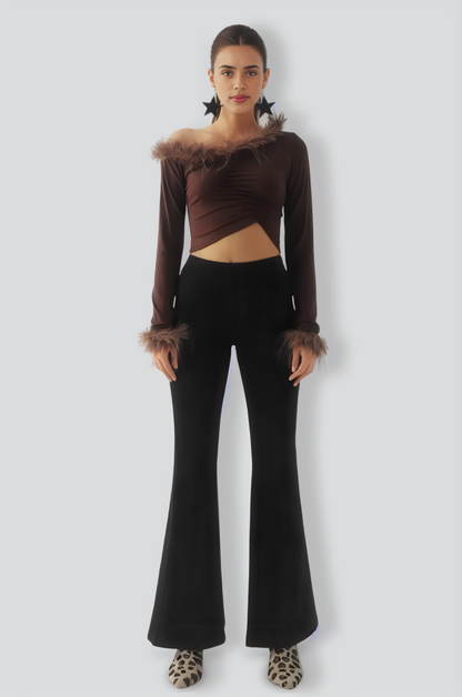 Koko Feahter Short Top