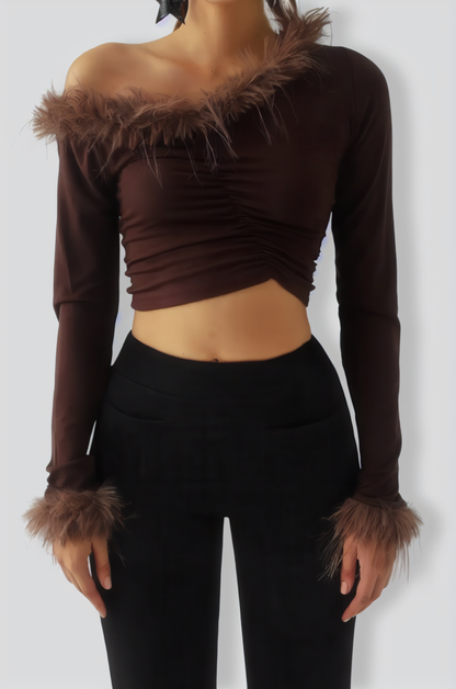 Koko Feahter Short Top