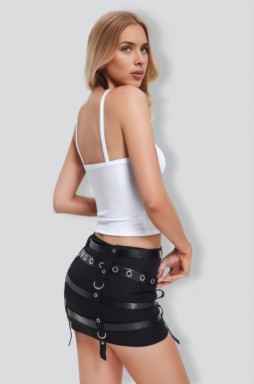 Korea Halterneck Top - White