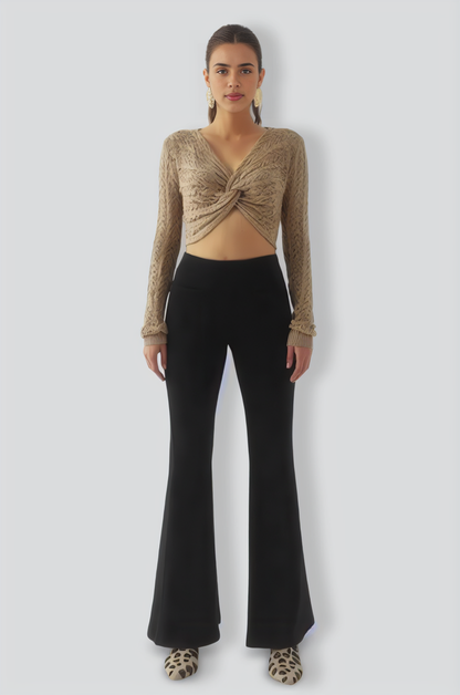 Kosala Twist Knitted Short Top