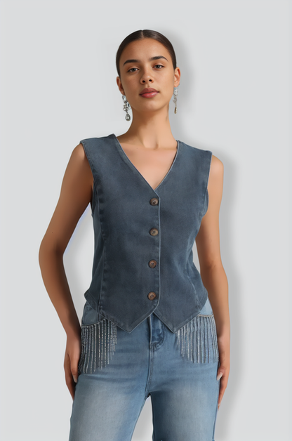 Ravaza Denim Vest