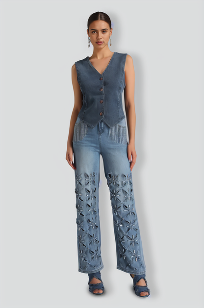 Ravaza Denim Vest