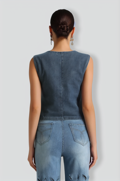 Ravaza Denim Vest