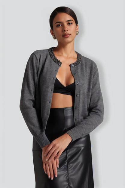 Rode Diamante Sweater