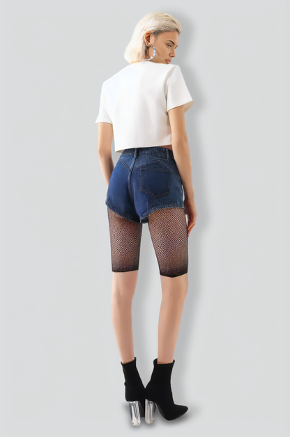 Samson Diamante Cutout Top