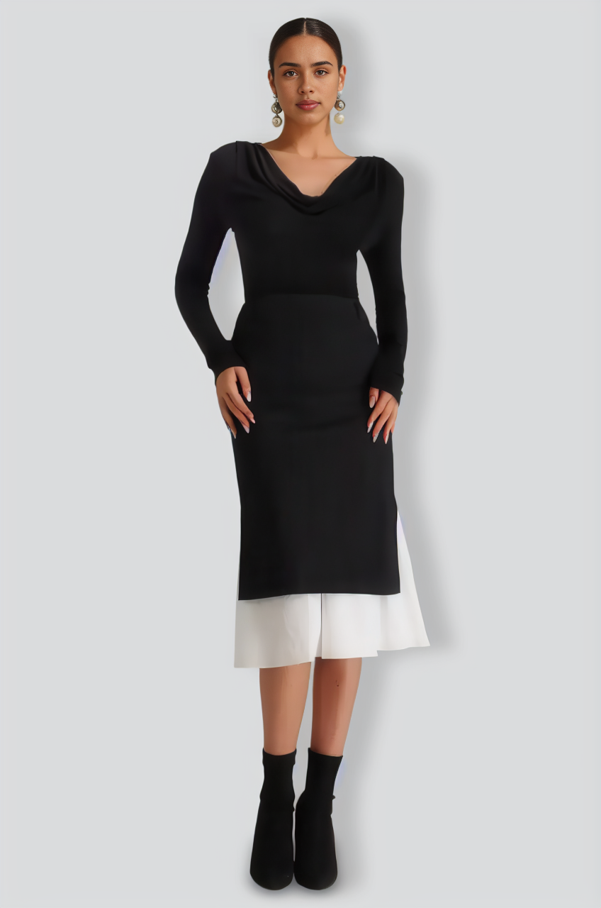 Starsha Swing Collar Long Sleeves Blouse