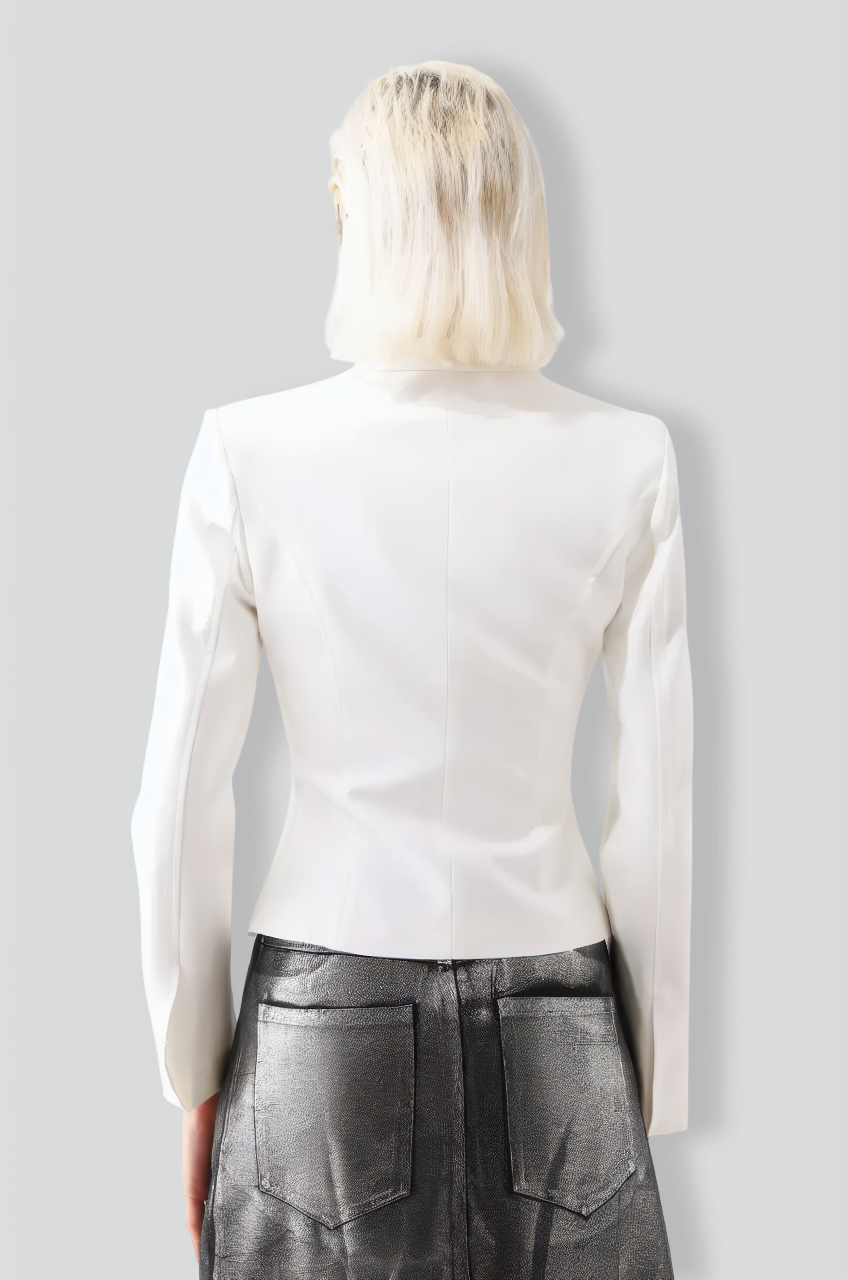 Tazeda Square-Cut Collar Top