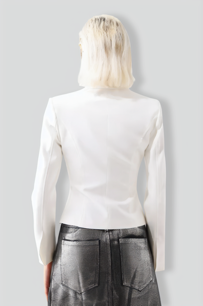 Tazeda Square-Cut Collar Top