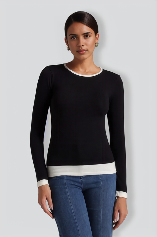 Trese Crew Neck Long Sleeves Top