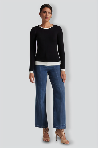 Trese Crew Neck Long Sleeves Top