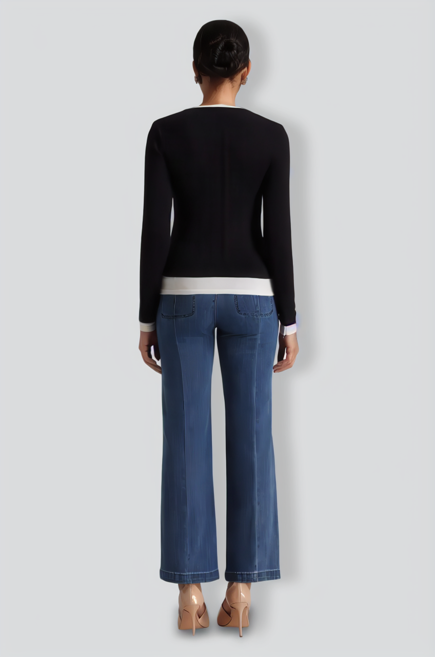 Trese Crew Neck Long Sleeves Top