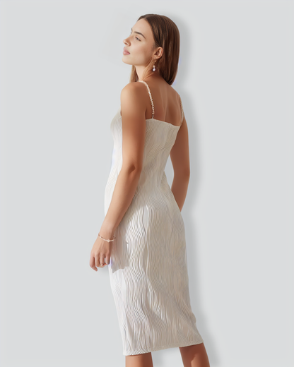 The Water Ripple Textured Cami Dress