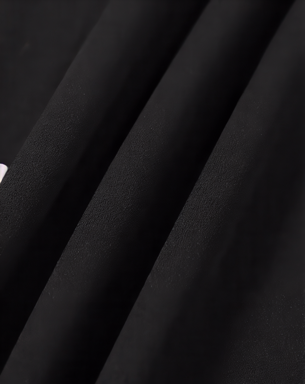 The Black Ruffle Cross Back Strap Maxi Dress