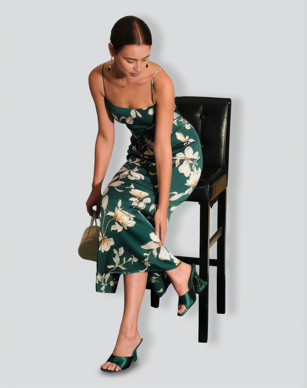 The Floral Slit Maxi Dress