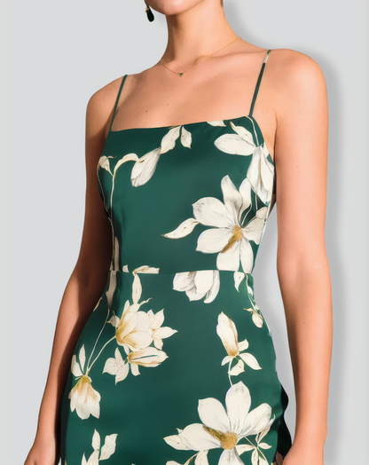 The Floral Slit Maxi Dress