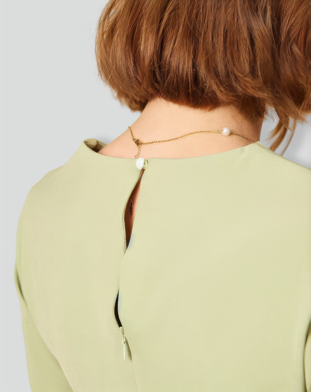 The Solid Square Neck Long Sleeve Dress