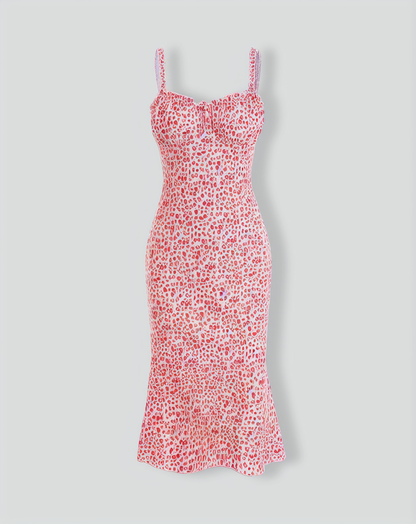 The Frill Trim Floral Cami Dress