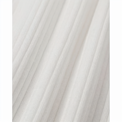 Women's White Contrasting Knit Top