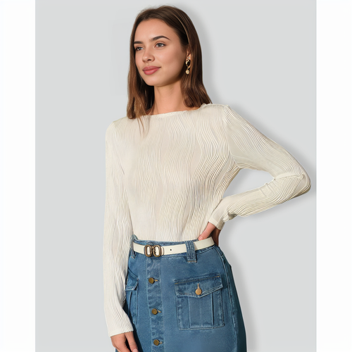 The White Water Ripple Textured Tee