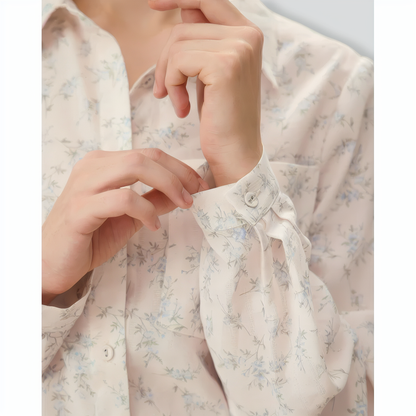 Beige Jacquard Pocket Shirt