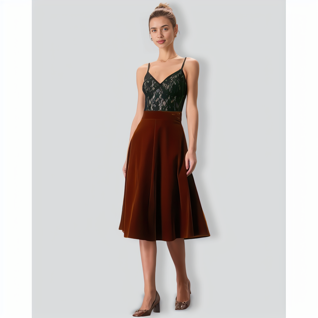 The Black V-Neck Lace Cami Top