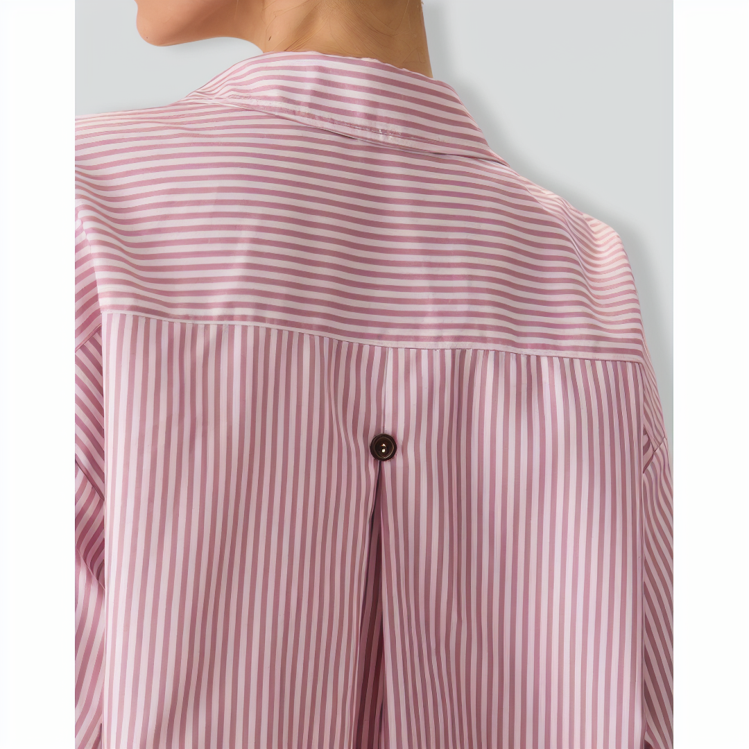 Pink Striped Pocket Shirt