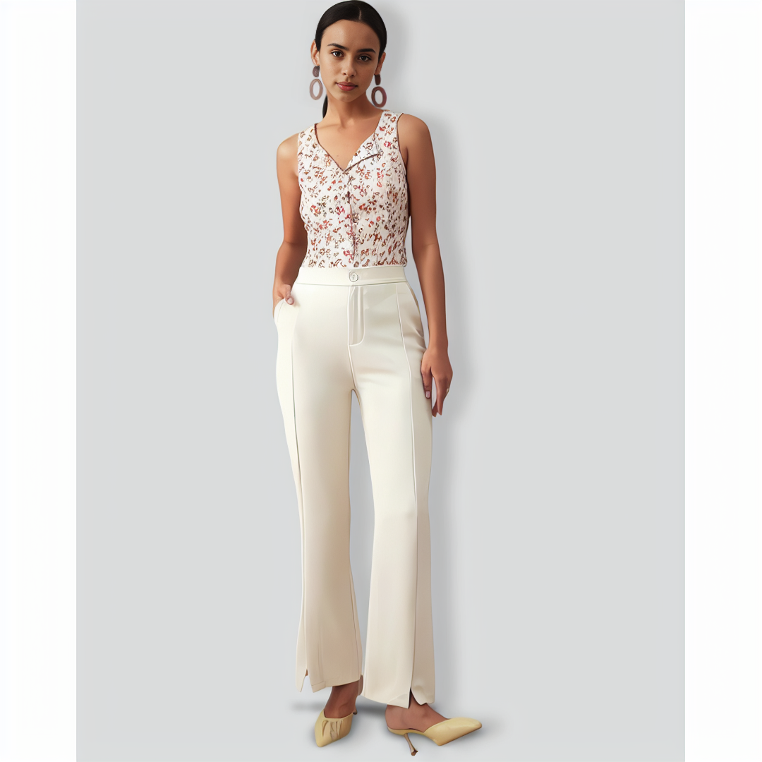 The Sleeveless Floral Shirt