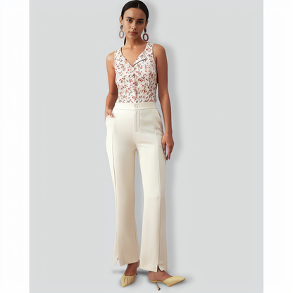 The Sleeveless Floral Shirt