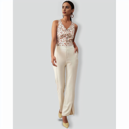 The Sleeveless Floral Shirt