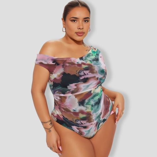 Vivienne Mesh Bodysuit - Multi Color