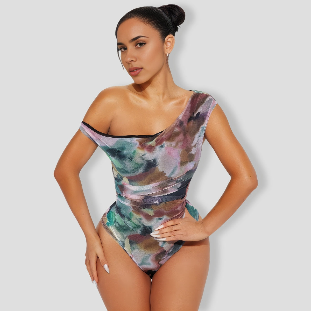 Vivienne Mesh Bodysuit - Multi Color