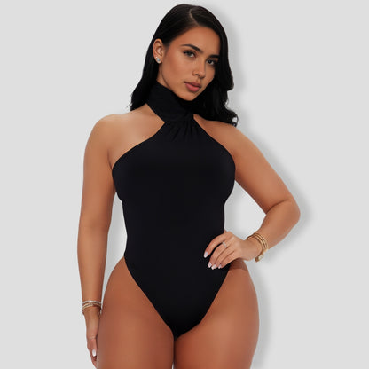 Wait For You Bodysuit - Black
