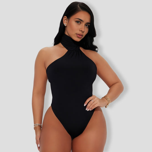 Wait For You Bodysuit - Black