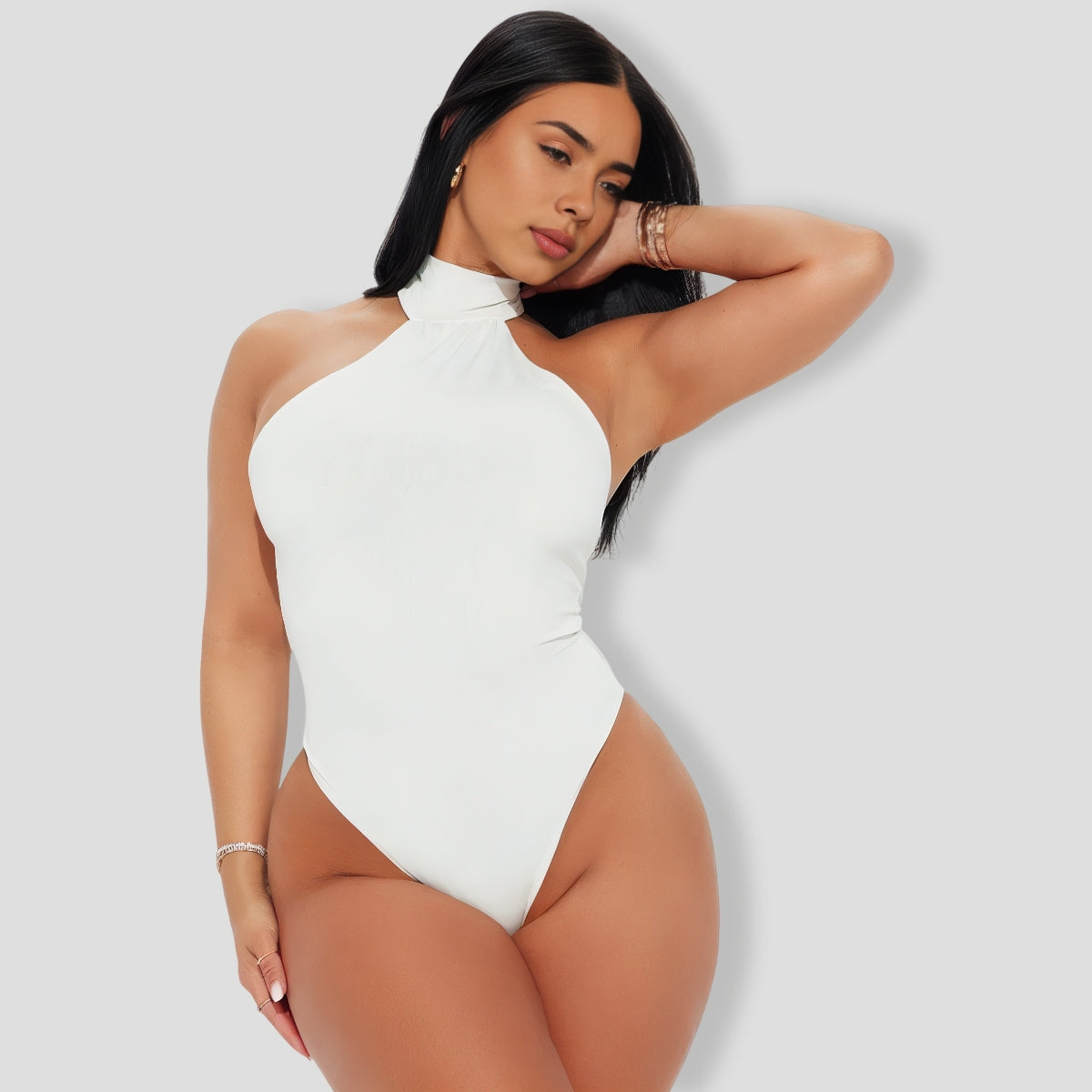 Wait For You Bodysuit - White