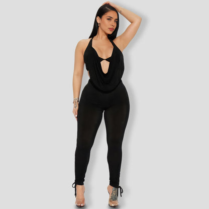 Weekend Lineup Legging Set - Black