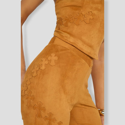 Esteem Crop Top Pants Set