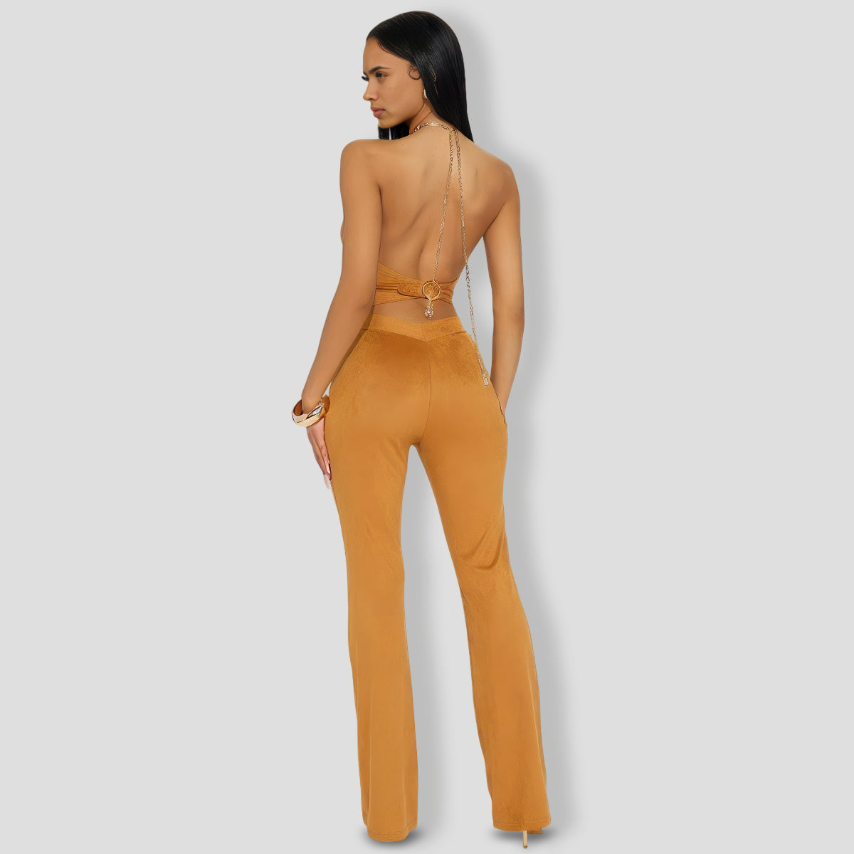 Esteem Crop Top Pants Set