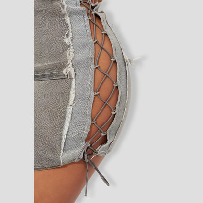 Trifle Denim Skirt Set