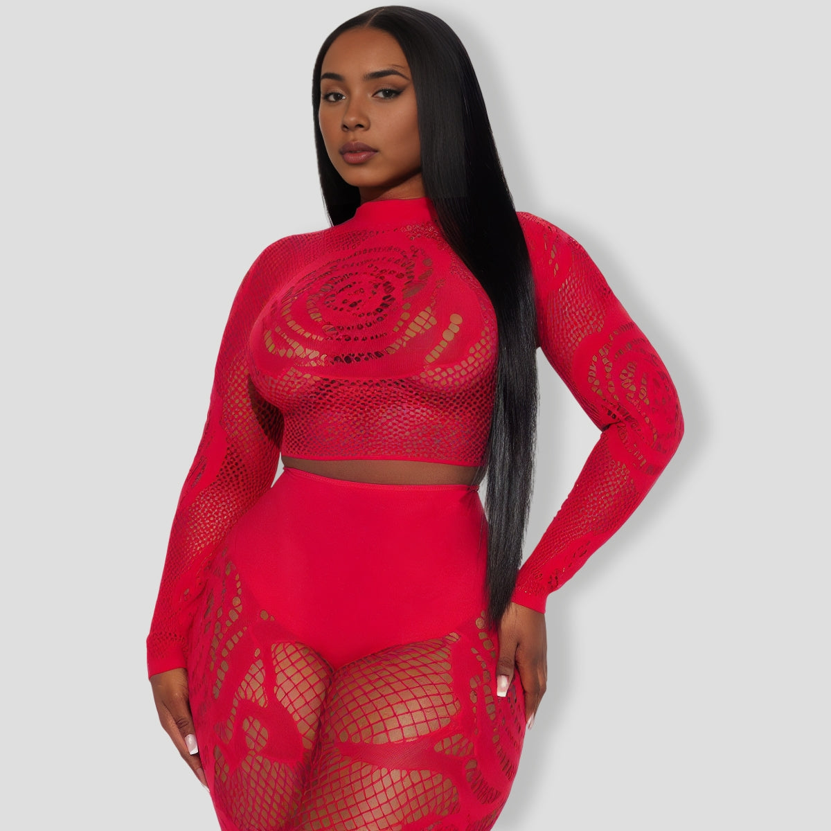 A Little Daring For You Legging Set - Red