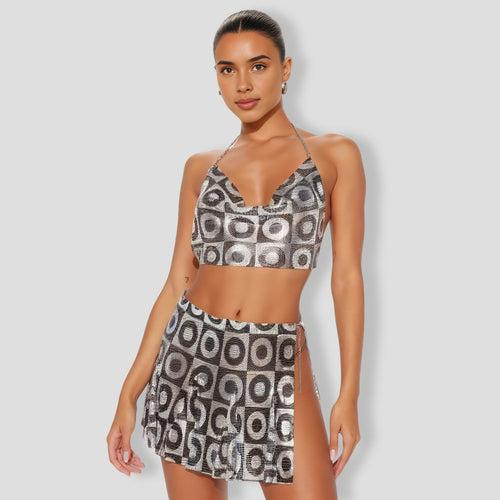 Ali Chain Skirt Set