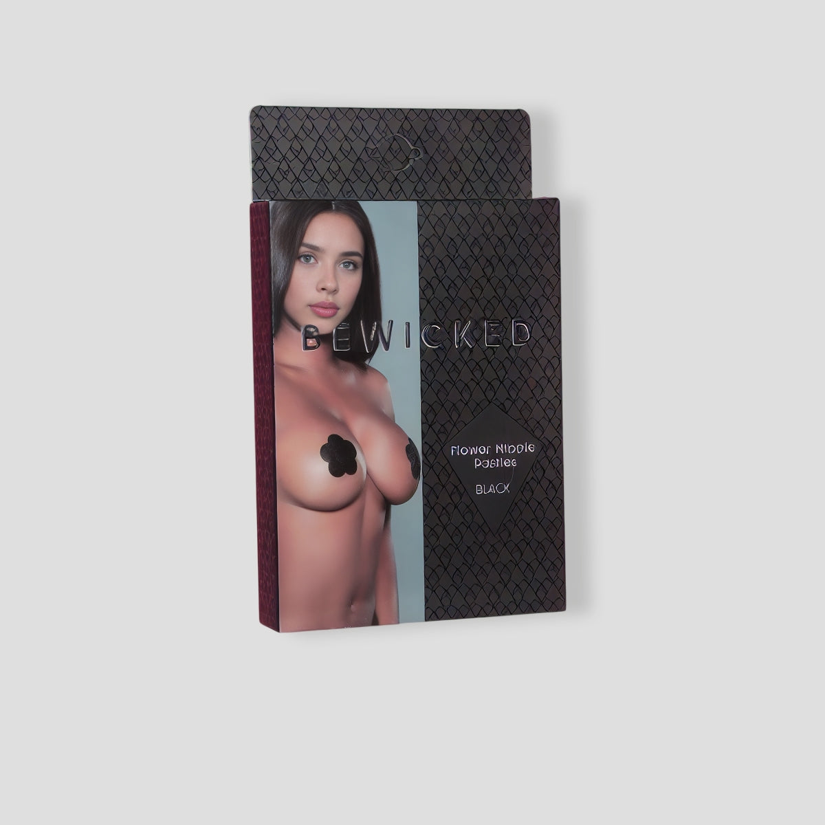 Always Blooming Flower Pasties 3 Pack - Black